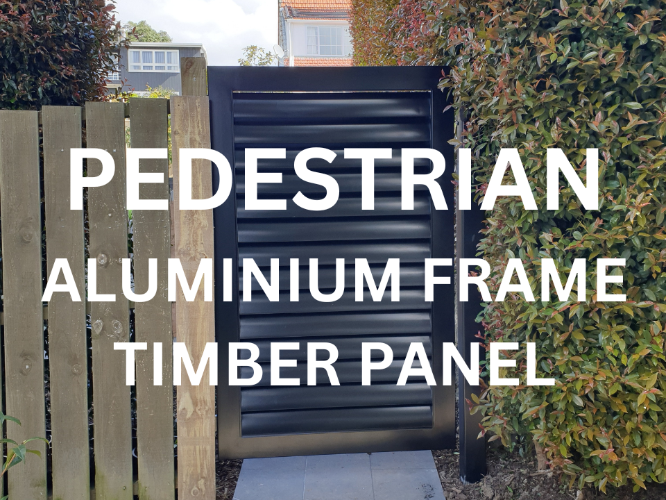 Pedestrian Gate - Aluminium Framed